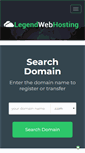 Mobile Screenshot of legendwebhosting.com